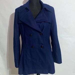 Via Spiga Blue Peacoat